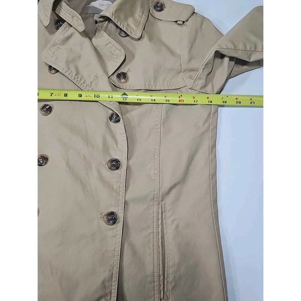 Forever 21 Jacket Women's L Double Breasted‎ Coat Lined Women's Size Small
